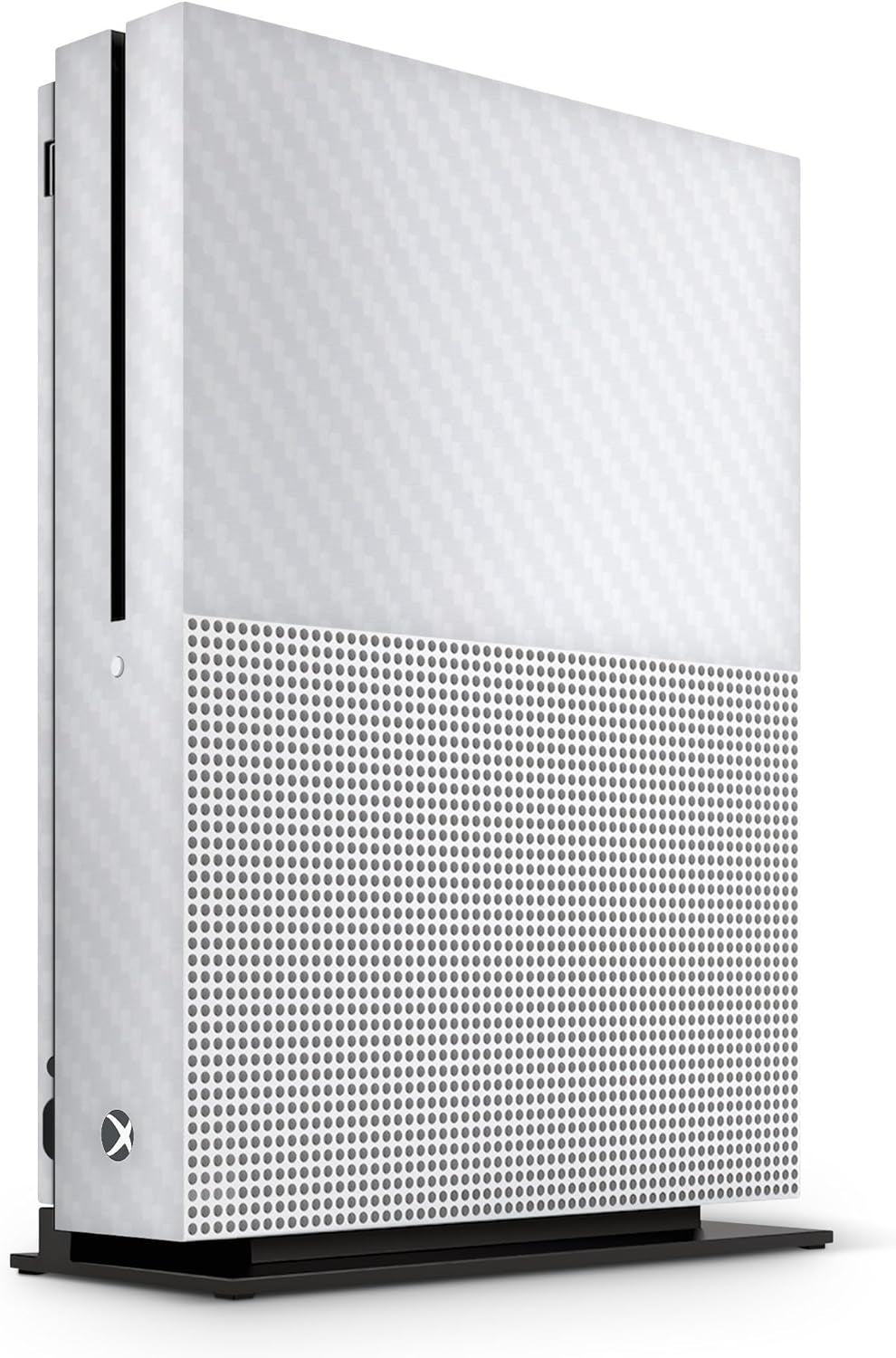 Xbox One S Carbon White Console Skin Decal Sticker + 2 Controller Skins