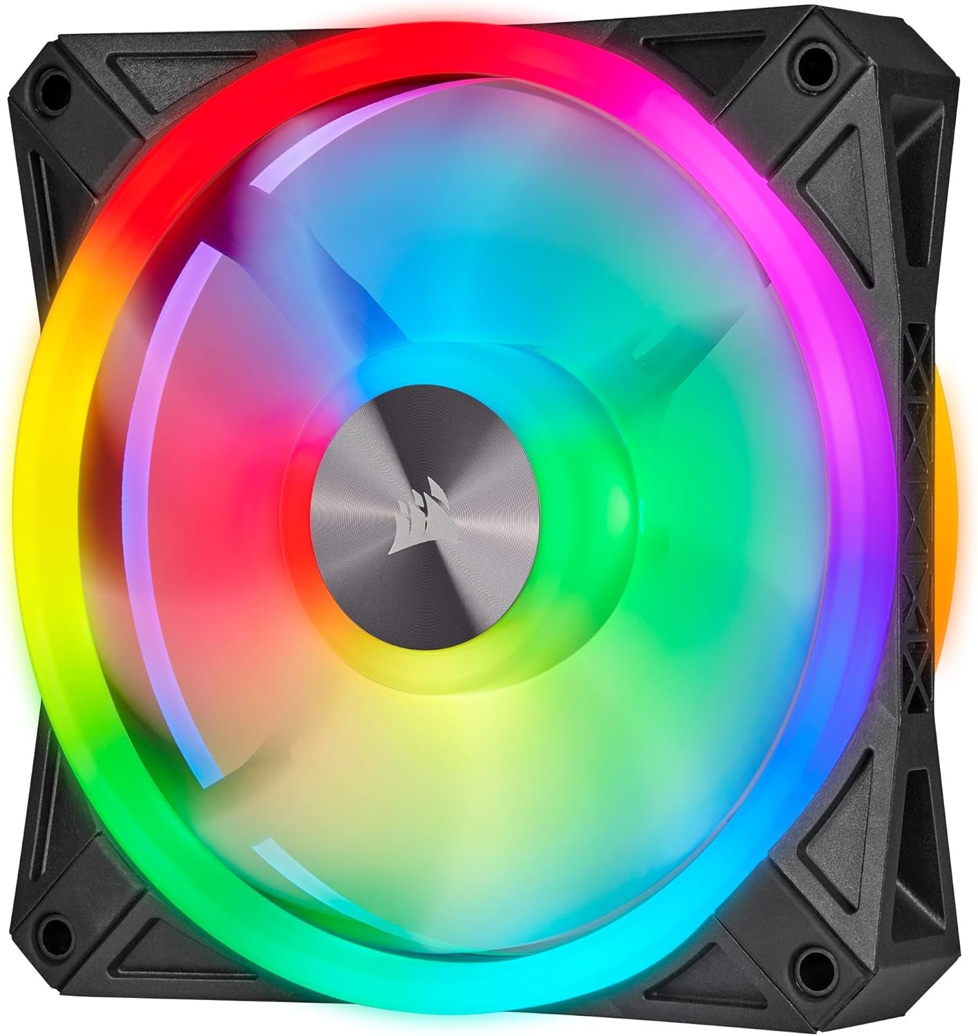 QL Series, Ql120 RGB, 120Mm RGB LED Fan, Single Pack - Black, 4.72 X 4.72 X 0.98 Inches