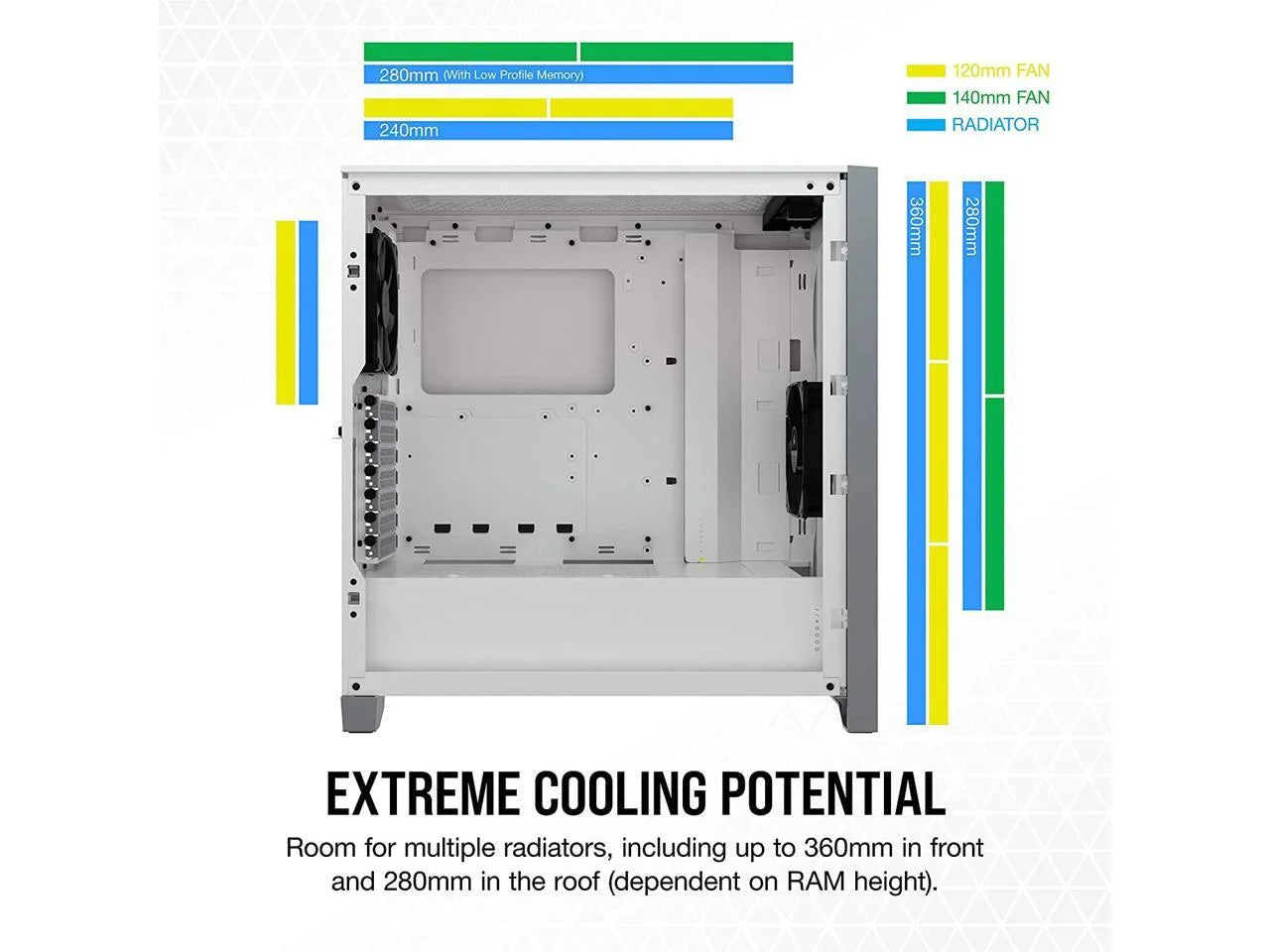 Airflow Cooling System - White - White - Air Cooler
