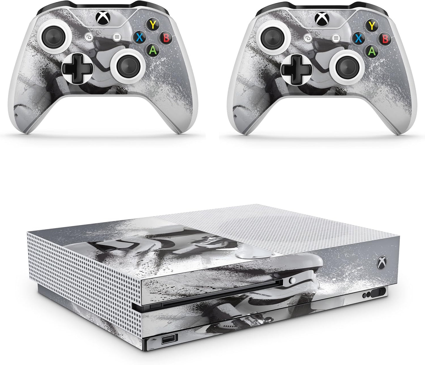 Trooper Skins for Xbox One S XBS Console Decal Vinal Sticker + 2 Controller Set