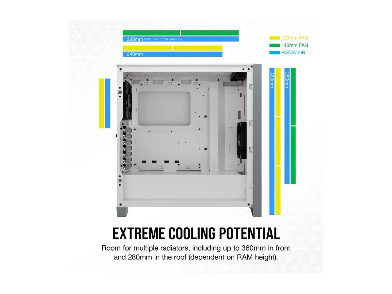 Airflow Cooling System - White - White - Air Cooler
