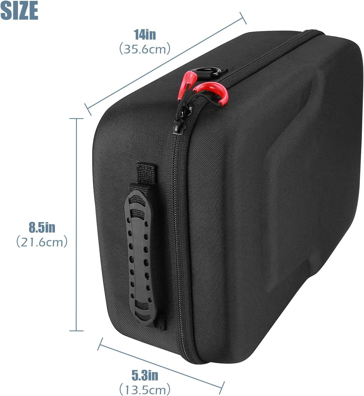 Hard Travel Case Compatible for Meta Oculus Quest 2/Oculus Quest VR Gaming Headset and Controllers Accessories, Shockproof Hard Shell Carrying Storage Bag -Black