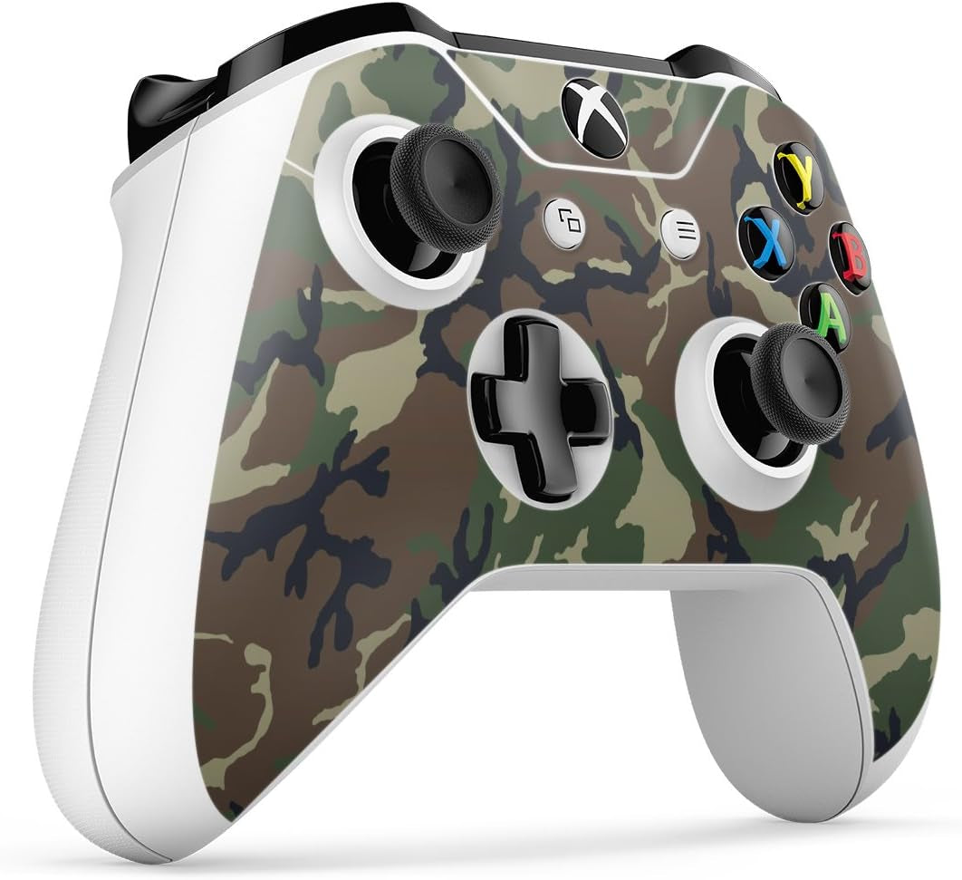 Xbox One S Camouflage Console Skin Decal Sticker + 2 Controller Skins