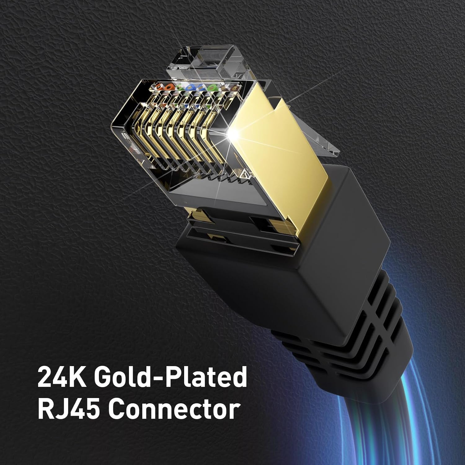 Ethernet Cable 15Ft,Cat7 Cat7 3Ft 15Ft 25Ft 50Ft 100Ft 125Ft 150Ft 175Ft 200Ft 225Ft 300Ft 330Ft 400Ft Shielded Grounded UV Resistant Waterproof Buried-Able Network Cord SFTP 10 Gigabit 600Mhz