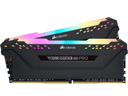 Vengeance RGB PRO 16GB (2X8Gb) DDR4 3200Mhz C16 LED Desktop Memory - Black