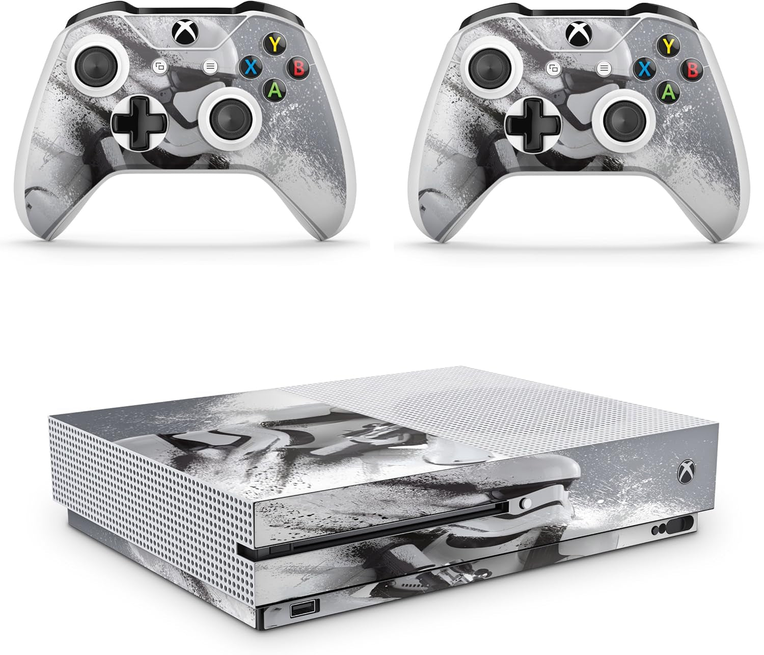 Trooper Skins for Xbox One S XBS Console Decal Vinal Sticker + 2 Controller Set