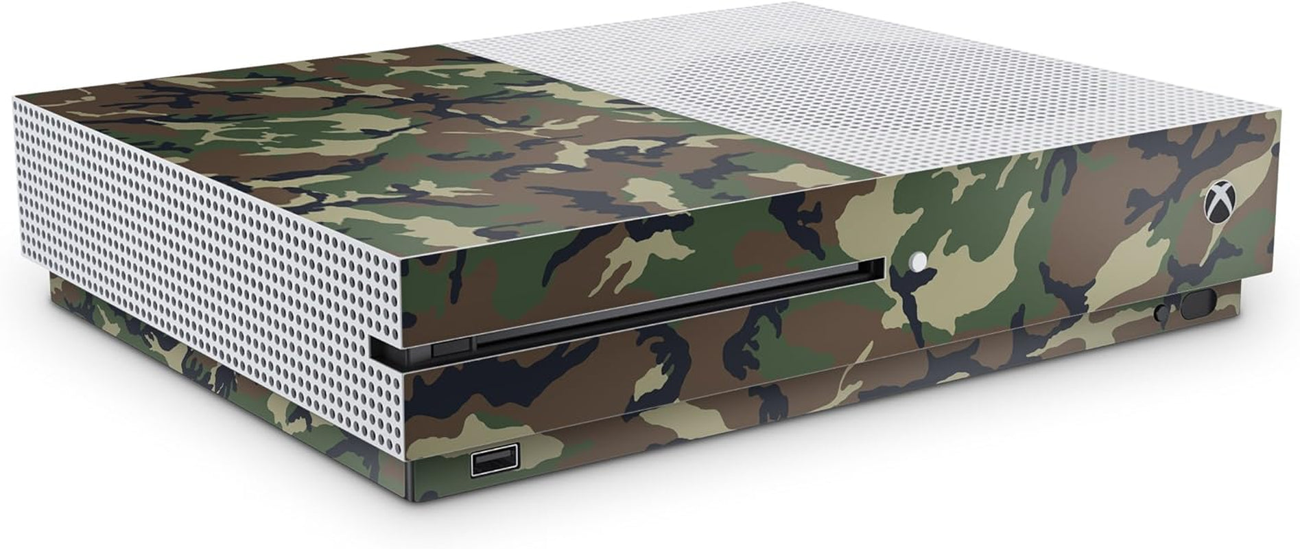 Xbox One S Camouflage Console Skin Decal Sticker + 2 Controller Skins