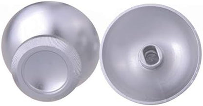 Metal Silver Alumium Alloy Thumbsticks Bullet ABXY Mod Buttons Replacement Parts for Xbox One Standard, for Xbox One Elite, for Xbox One S/X Controller