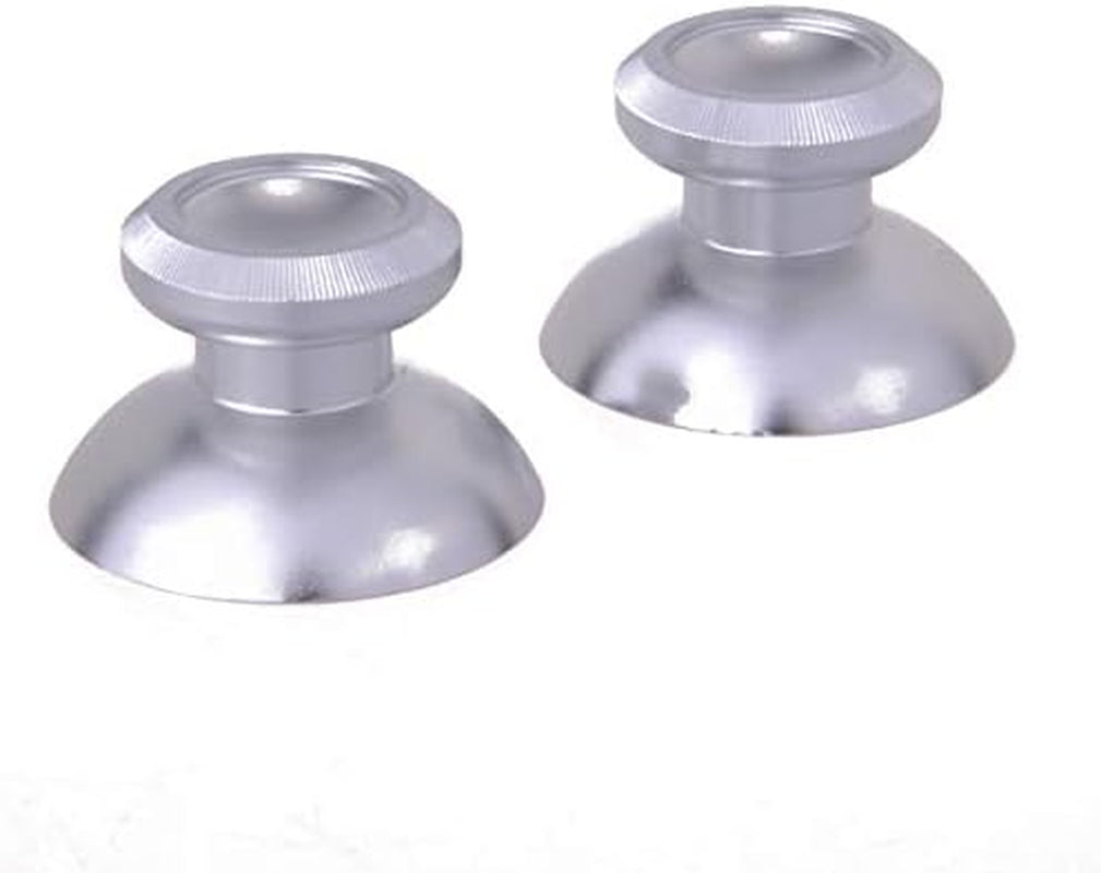 Metal Silver Alumium Alloy Thumbsticks Bullet ABXY Mod Buttons Replacement Parts for Xbox One Standard, for Xbox One Elite, for Xbox One S/X Controller