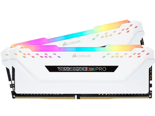 Vengeance RGB Pro 16GB (2 X 8GB) 288-Pin PC RAM DDR4 3200 (PC4 25600) Desktop Memory Model CMW16GX4M2C3200C16W