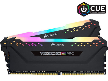 Vengeance RGB Pro 16GB (2 X 8GB) 288-Pin DDR4 DRAM DDR4 3600 (PC4 28800) Desktop Memory Model CMW16GX4M2C3600C18