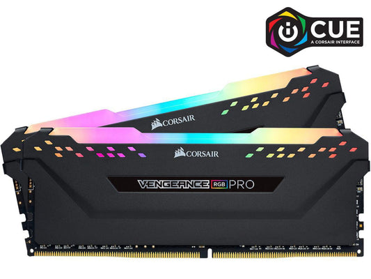 Vengeance RGB Pro 16GB (2 X 8GB) 288-Pin DDR4 DRAM DDR4 3600 (PC4 28800) Desktop Memory Model CMW16GX4M2C3600C18