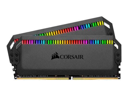 Dominator Platinum RGB - DDR4 - Kit - 32 GB: 2 X 16 GB - DIMM 288-Pin - 3200 Mhz / PC4-25600 - CL16 - 1.35 V - Unbuffered - Non-Ecc - Black