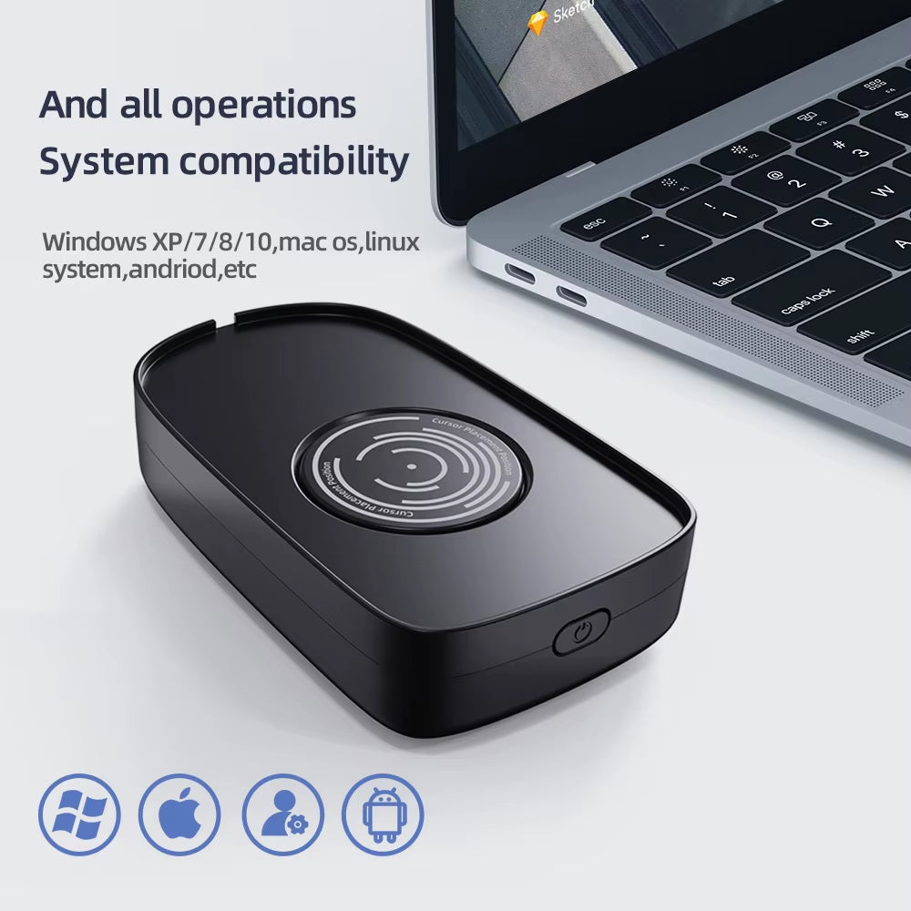 Mouse Jiggler Virtual Mouse Anti-Sleep Automatic Movement to Prevent Computer Lock Screen Mouse Electronic Artifact Mouse Mover