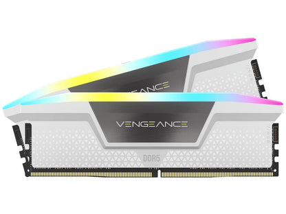 Vengeance RGB 32GB (2 X 16GB) 288-Pin PC RAM DDR5 6000 (PC5 48000) Desktop Memory Model CMH32GX5M2E6000C36W