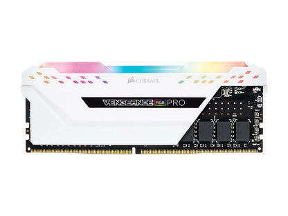 Vengeance RGB Pro 16GB (2 X 8GB) 288-Pin PC RAM DDR4 3200 (PC4 25600) Desktop Memory Model CMW16GX4M2C3200C16W